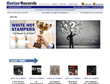 Tablet Screenshot of better-records.com
